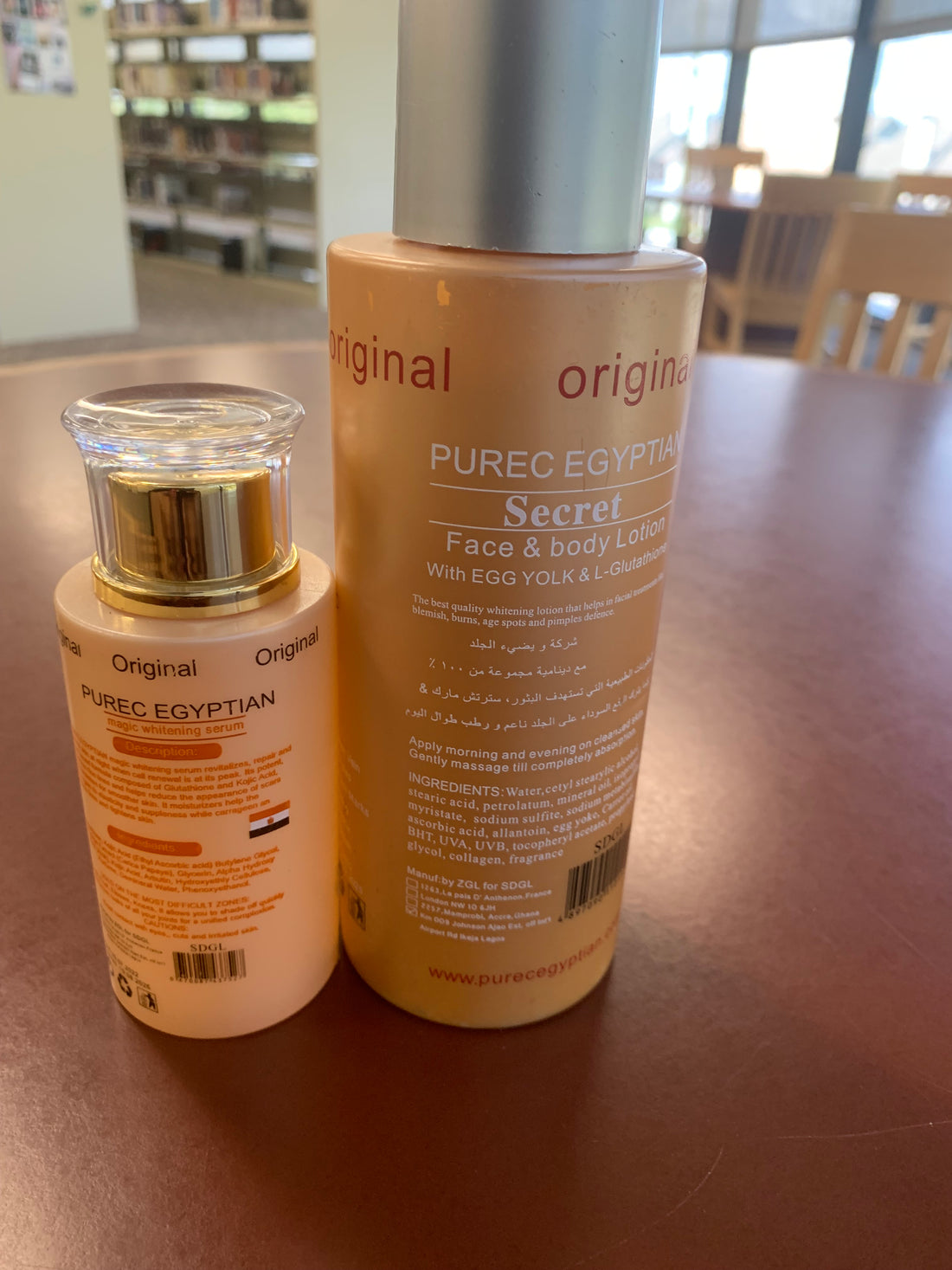 Purec Egyptian Secret Gold Face &amp; Body Lotion and SERUM
