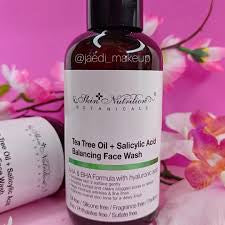 Skin Nutrition Botanical s - Tea Tree Oil + Salicylic Acid Balancing Face Wash 4oz (118ml), 4 Ounce (Pack of 1)