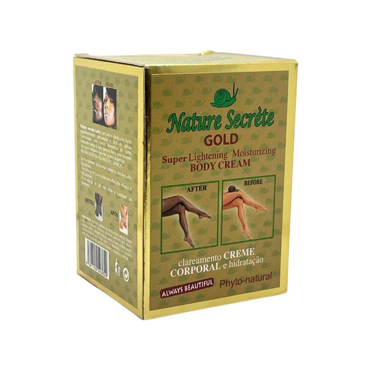 Nature Secrete Super Lightning Moisturizing Body Jar Cream(Gold) 10oz/300ml - Kismet Beauty Brands