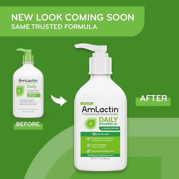 AmLactin Daily Nourish Body Lotion 14 oz