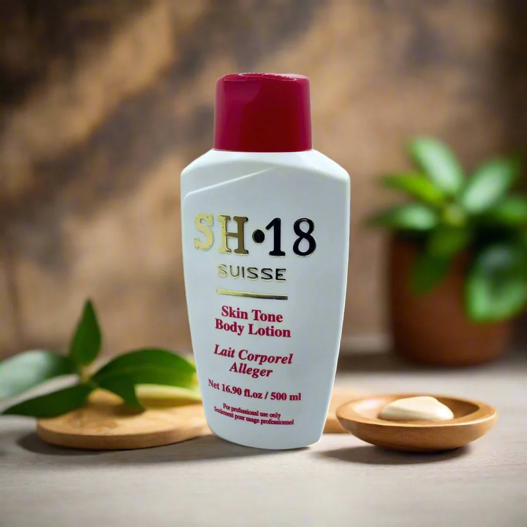 SH18 Lotion(Red cap) Skin Lightening 16.8 oz / 500 ml