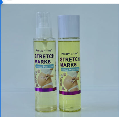PRETTY WHITE STRETCH MARKS REMOVER AND WHITENING RESTORES SKIN