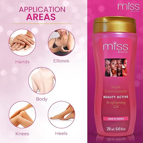 F&W Miss White Beauty Oil with Almond Oil – Nourishing Skin Care (250 ml)