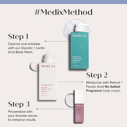 Medix 5.5 Fragrance Free Retinol Body Lotion
