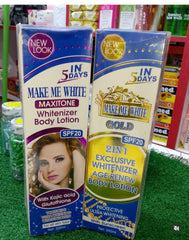 Gold SPF20 2IN1 Exclusive Whitenizer Age Renew Body Lotion" and the "Maxitone Whitenizer Body Lotion SPF20