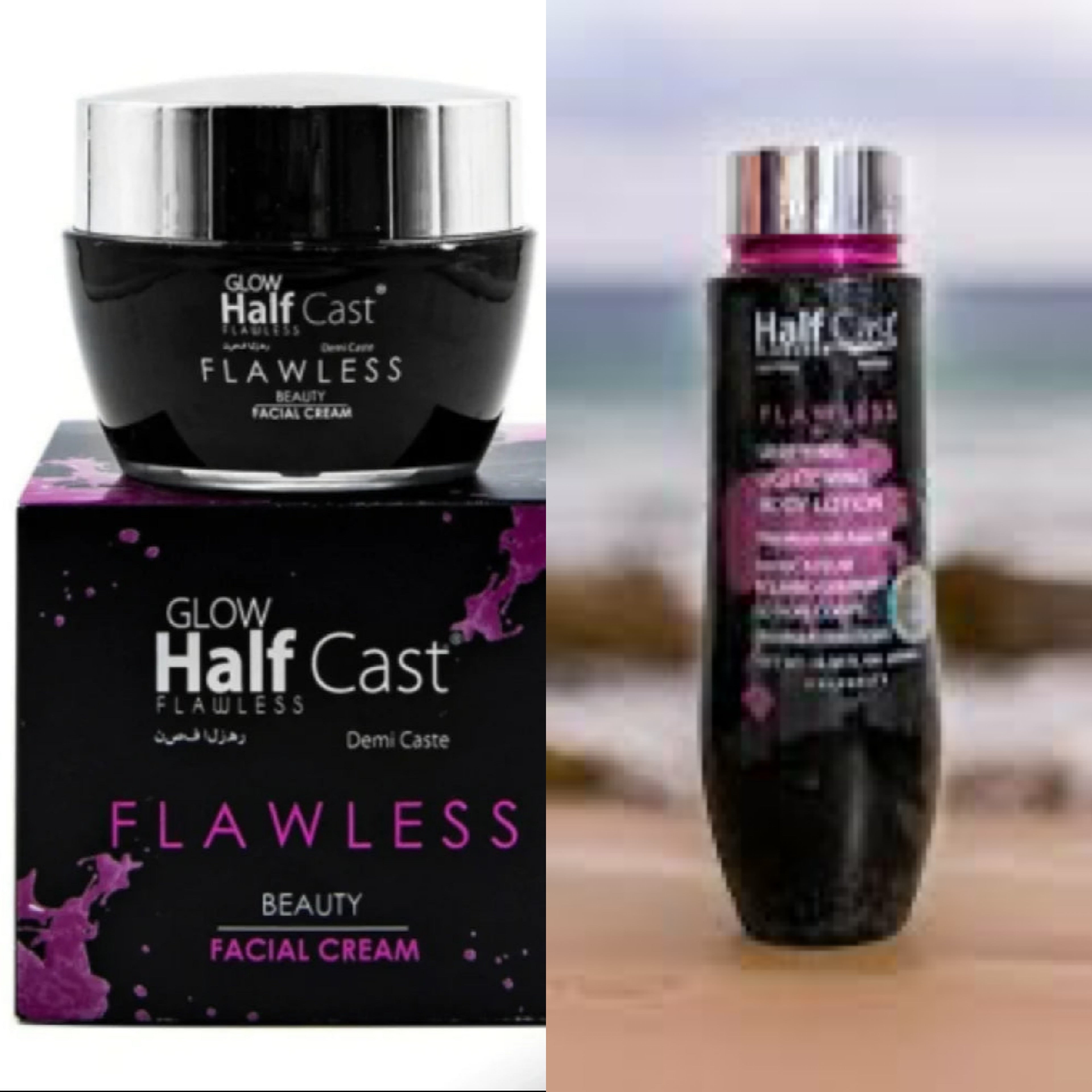 Half-Cast Flawless Tone-Evening Body Lotion – Ultimate 2-Pack