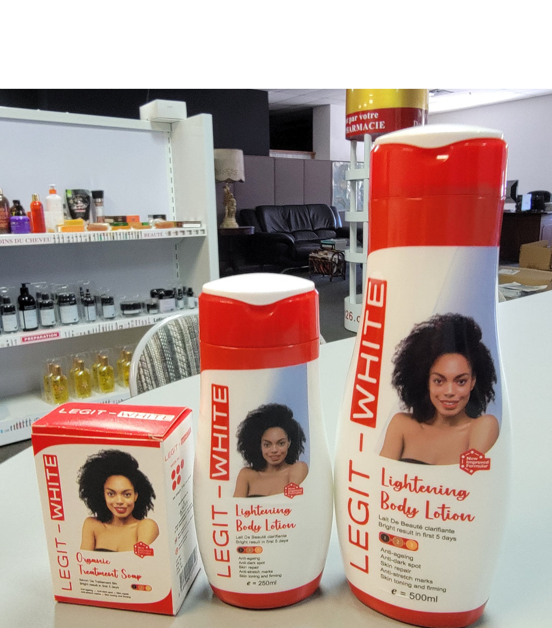 LEGIT WHITE Lightening Body Lotion SMALL 250ML