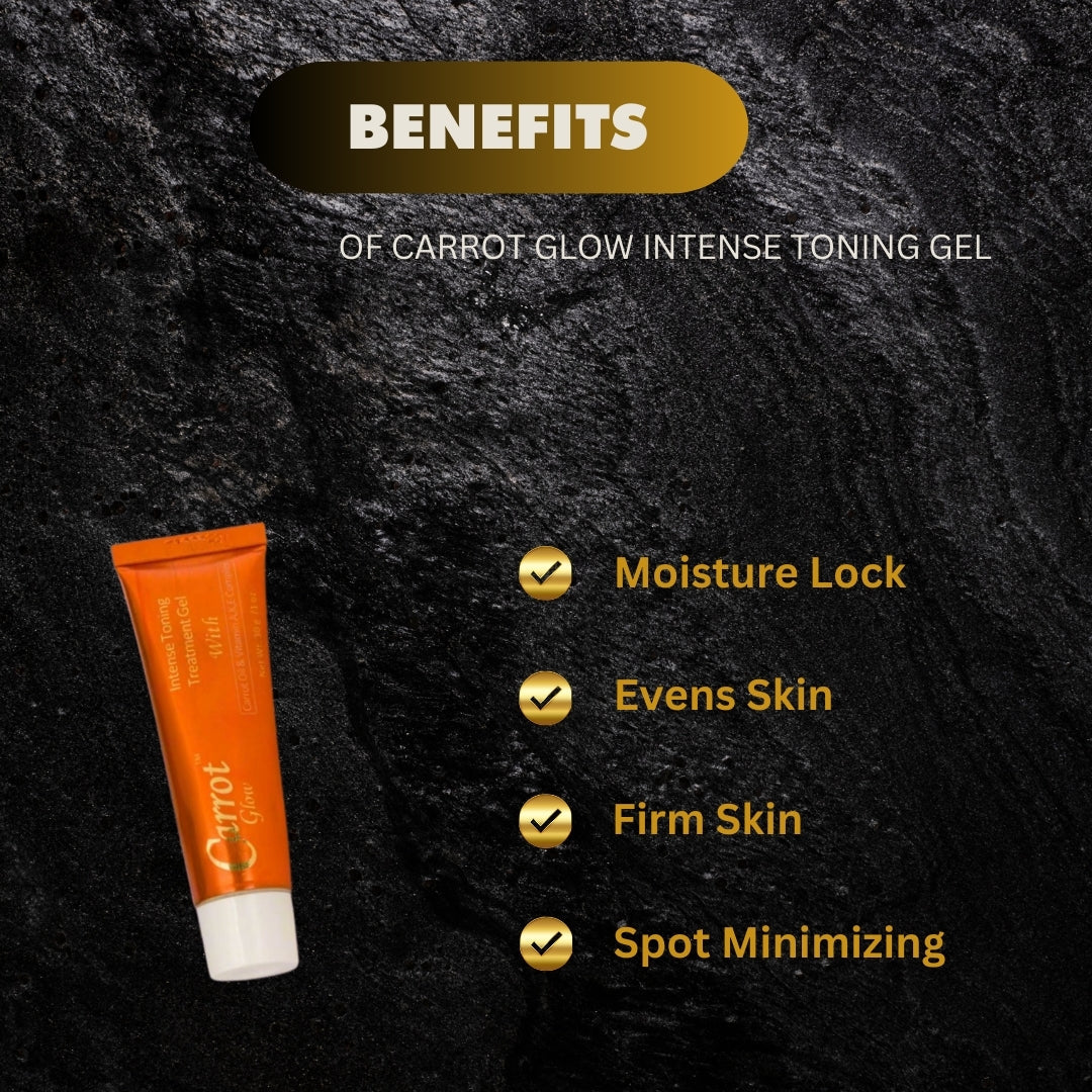 Carrot Glow Intense Toning Gel with Carrot Oil 30g/1oz - Kismet Beauty Brands