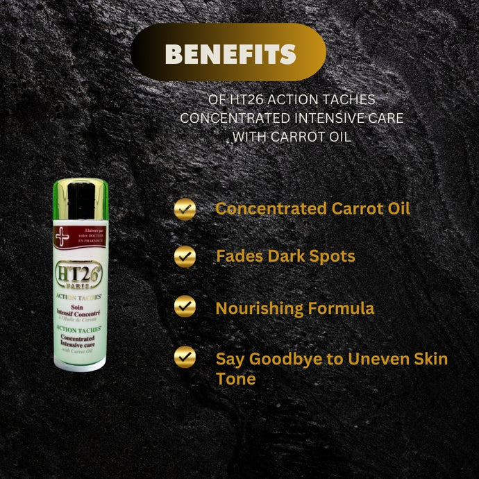 HT26 Action Taches Concentrated Intensive Care with Carrot Oil 500ml - Kismet Beauty Brands