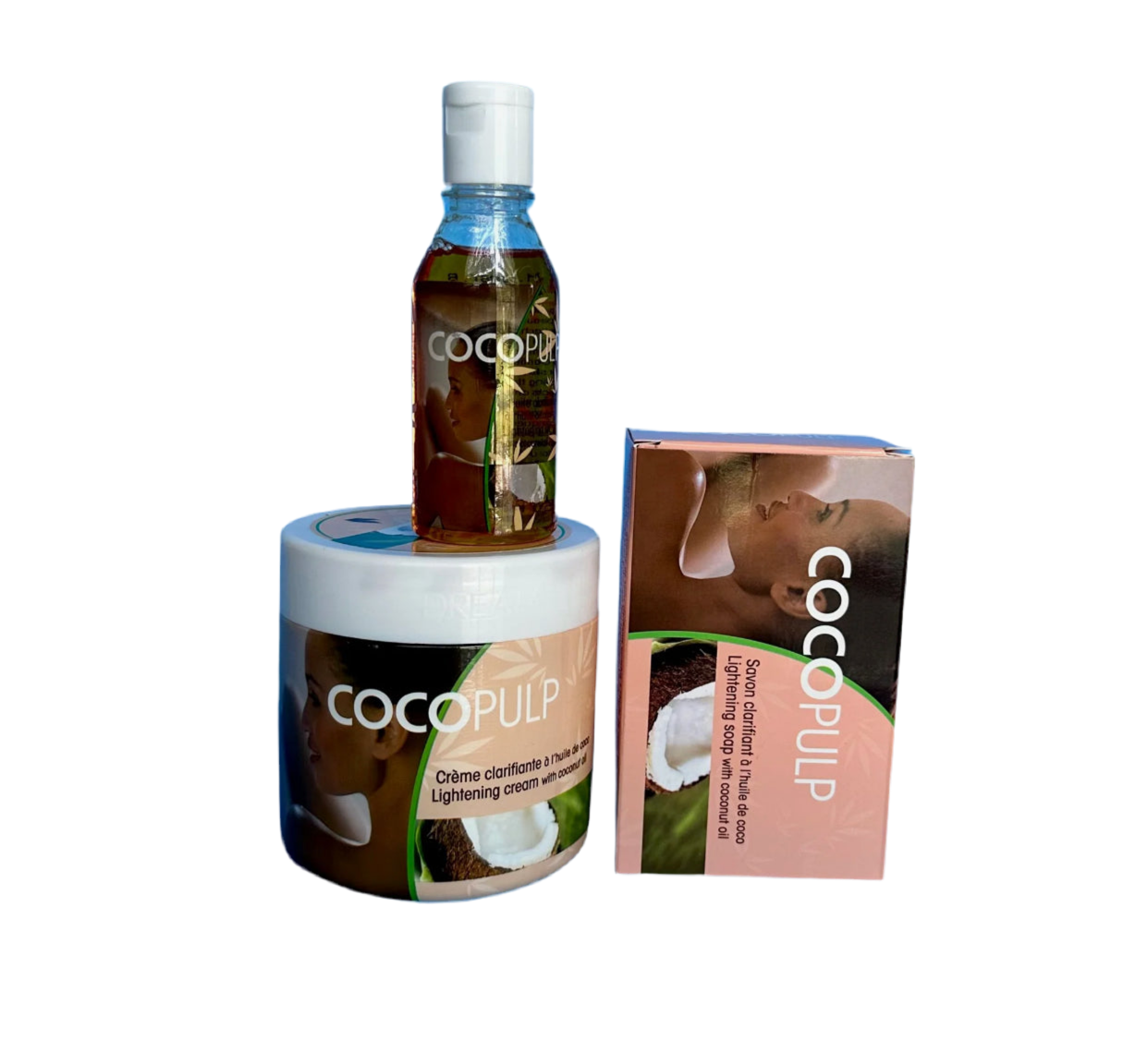 Cocopulp Dark Spot Corrector Set Fast Action with Vitamins C&amp;E (Face, Knees, Neck, Elbows)