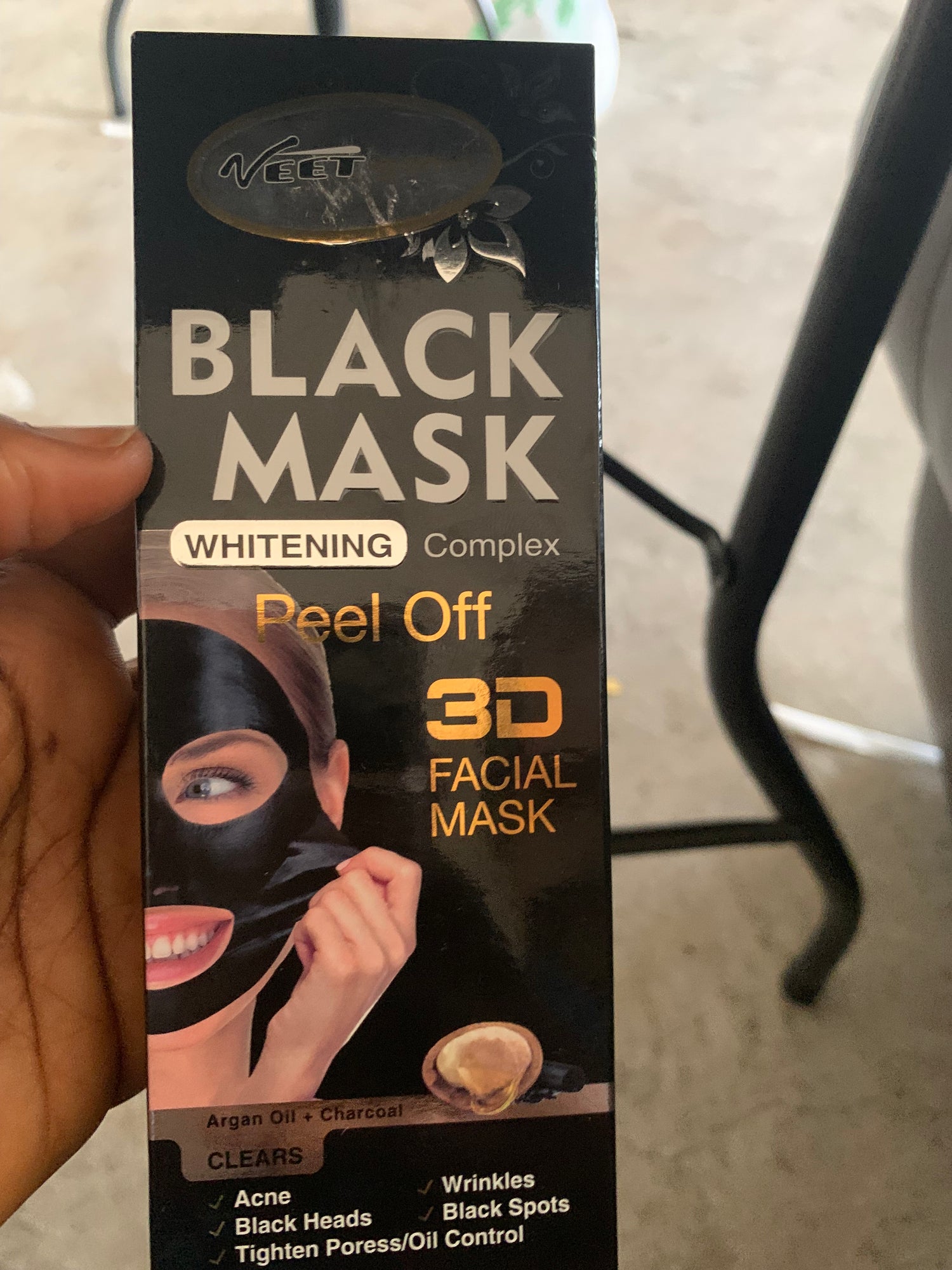 VEETGOLD 3D BLACK MASK TREATMENT LIGHTENING 3D
