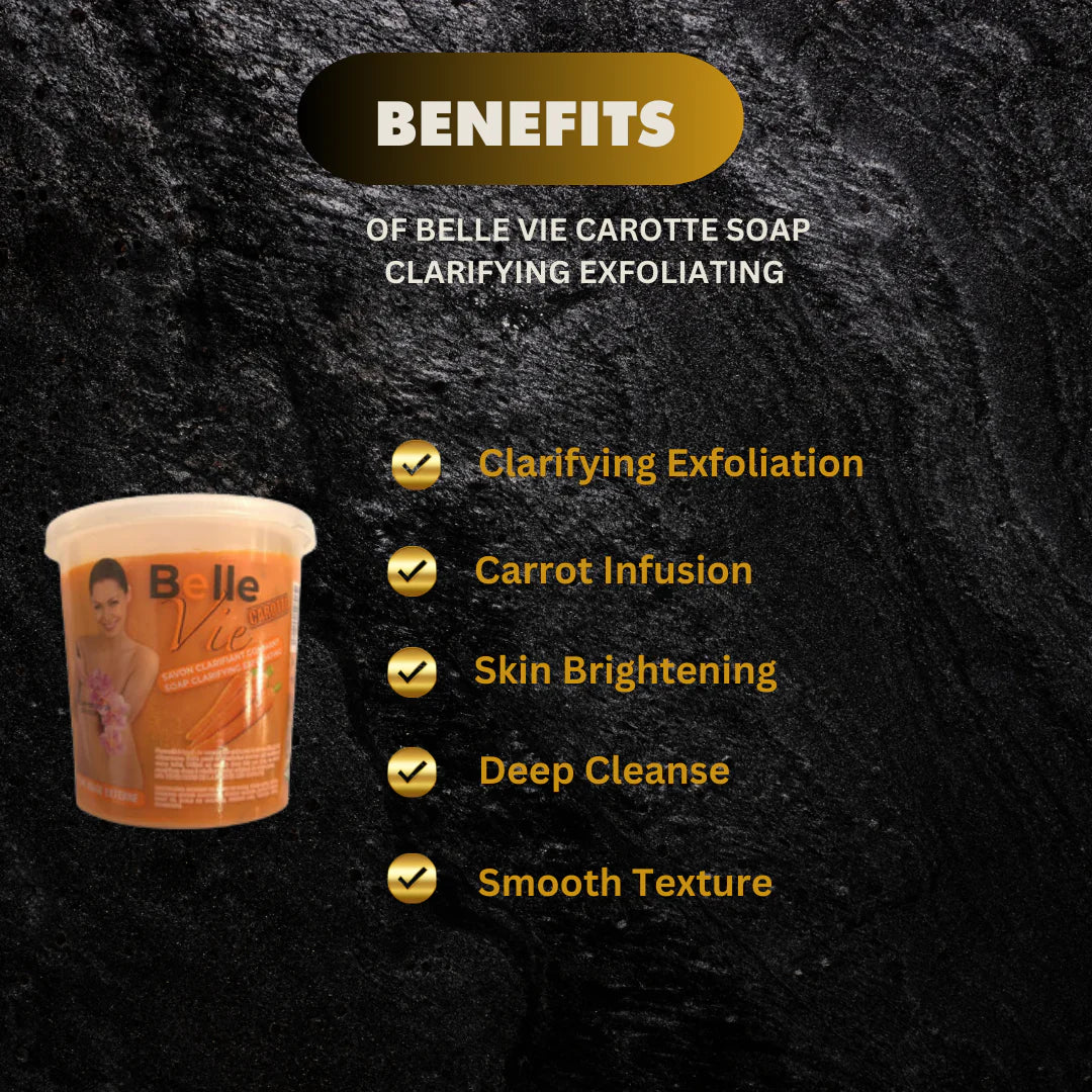 Belle Vie Carotte Soap Clarifying Exfoliating 670g