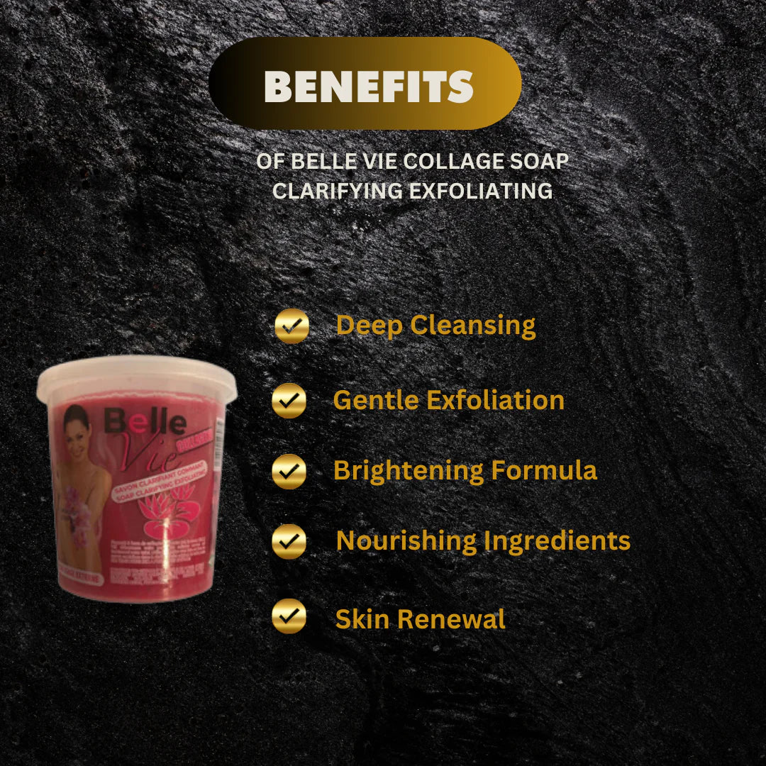 Belle Vie Collage Soap Clarifying Exfoliating 670g