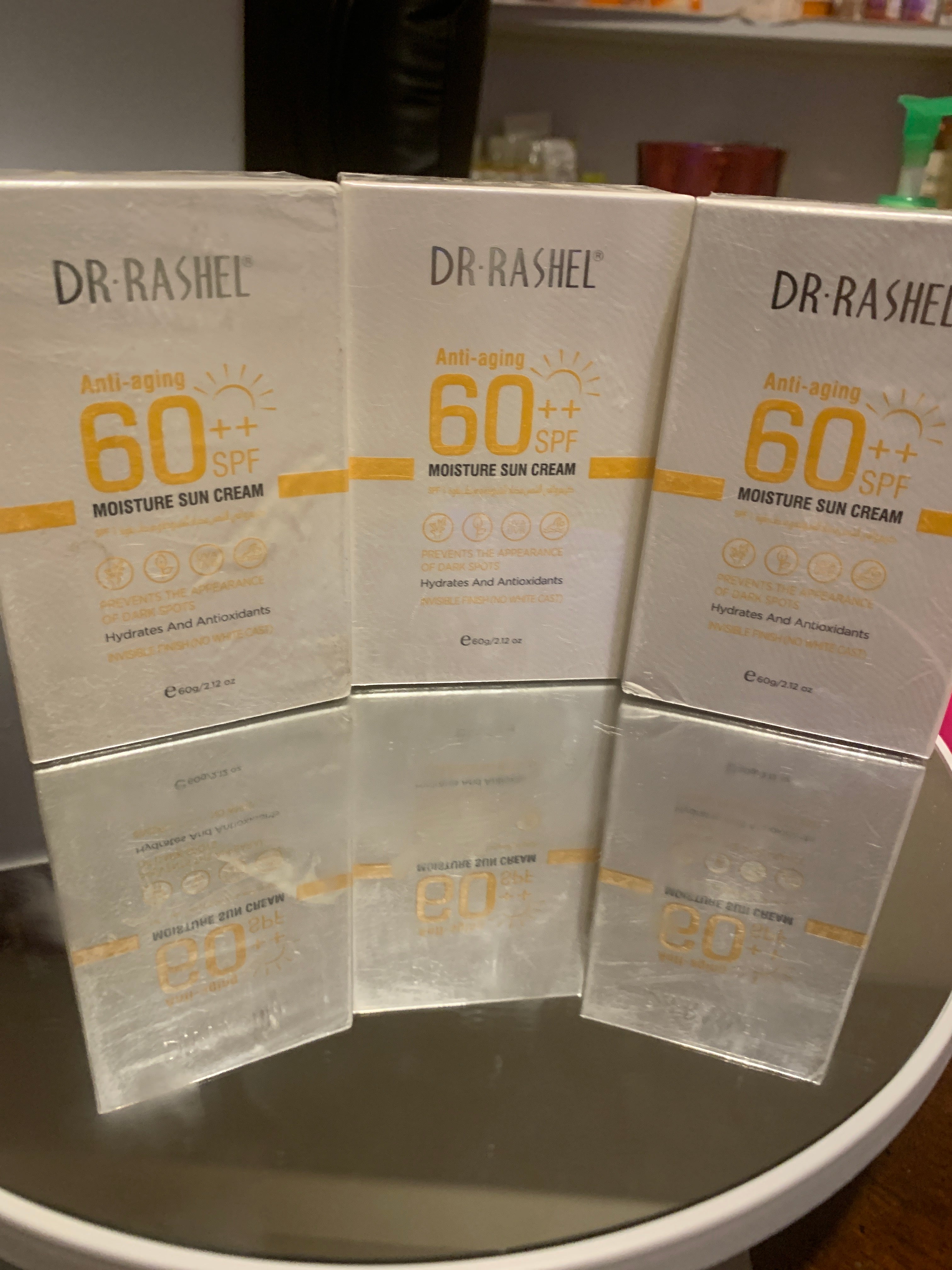 Dr. RASHEL ANTI AGING 60 plus SPF BRIGHT Sunscreen Cream