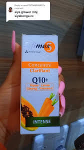 Effimax 5 Concentrated Clarifying Lotion Q10+ with papaya - carrot - Ginseng- Vitamin C INTENSE