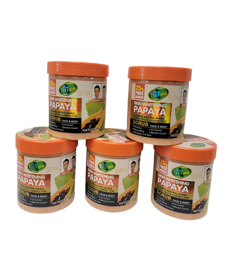 Veetgold spa skin glowing and polishing face &amp; body scrub