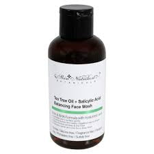 Skin Nutrition Botanical s - Tea Tree Oil + Salicylic Acid Balancing Face Wash 4oz (118ml), 4 Ounce (Pack of 1)