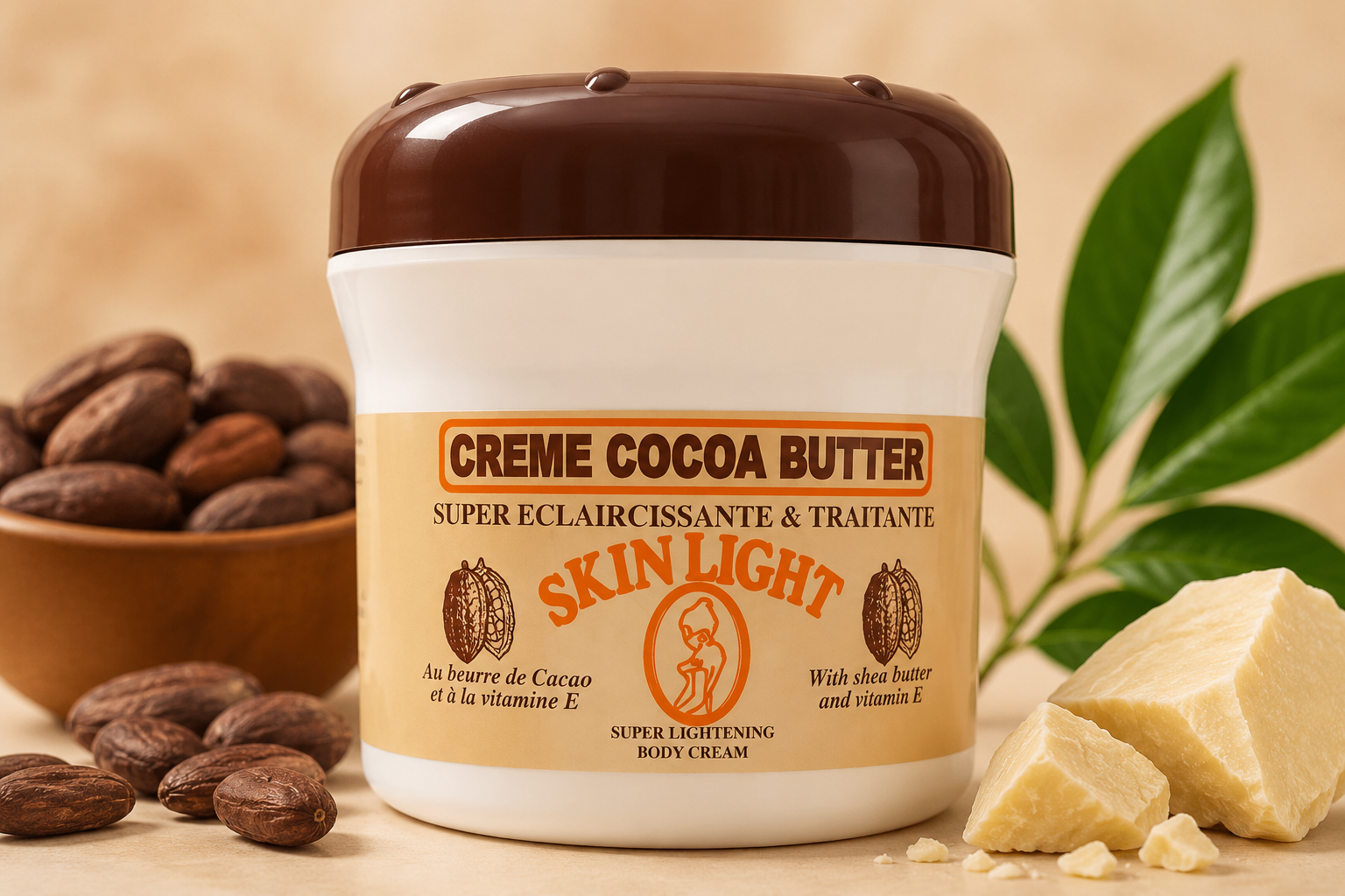 Skin Light Cocoa Butter Cream – Brightening & Nourishing Care