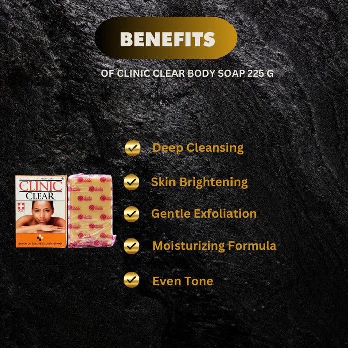 Clinic Clear Whitening Body Soap 7.6 oz / 225 g