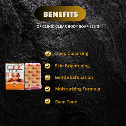 Clinic Clear Whitening Body Soap 7.6 oz / 225 g