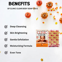 Clinic Clear Whitening Body Soap 225 g
