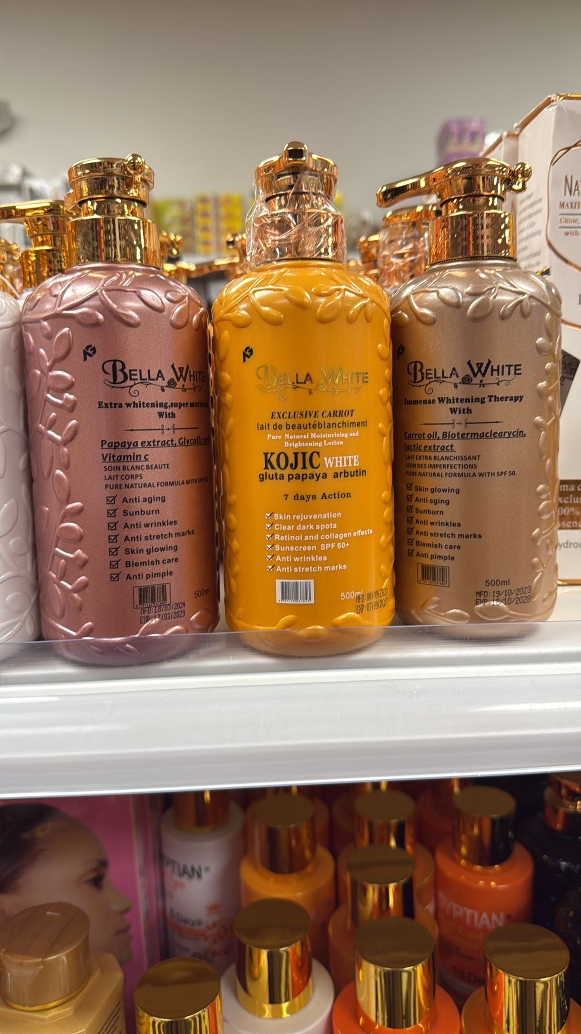 Bella white kojic white Body milk 500ml