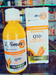 Effimax 5 Concentrated Clarifying Lotion Q10+ with papaya - carrot - Ginseng- Vitamin C INTENSE