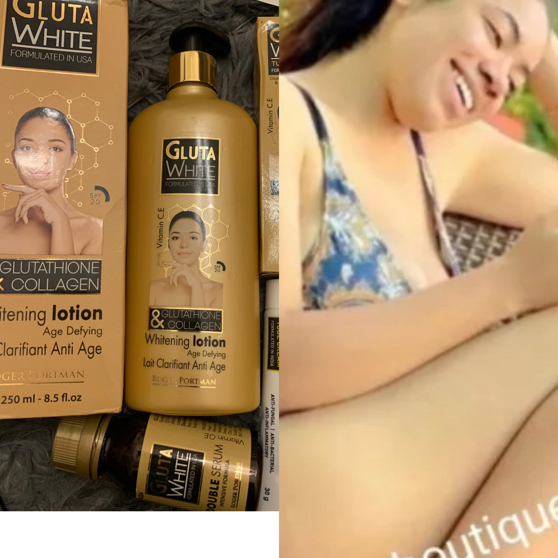 Gluta White Glutathione & Collagen Whitening Lotion Gluta White Glutathione & Collagen Whitening Lotion