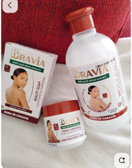 BRAVIA COMPLEXION UNIFYING BODY CREAM  3 PCS SET 125ml small jar