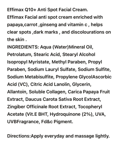 Effimax5 Q10+ Clarfiante anti-spot  lightening soap