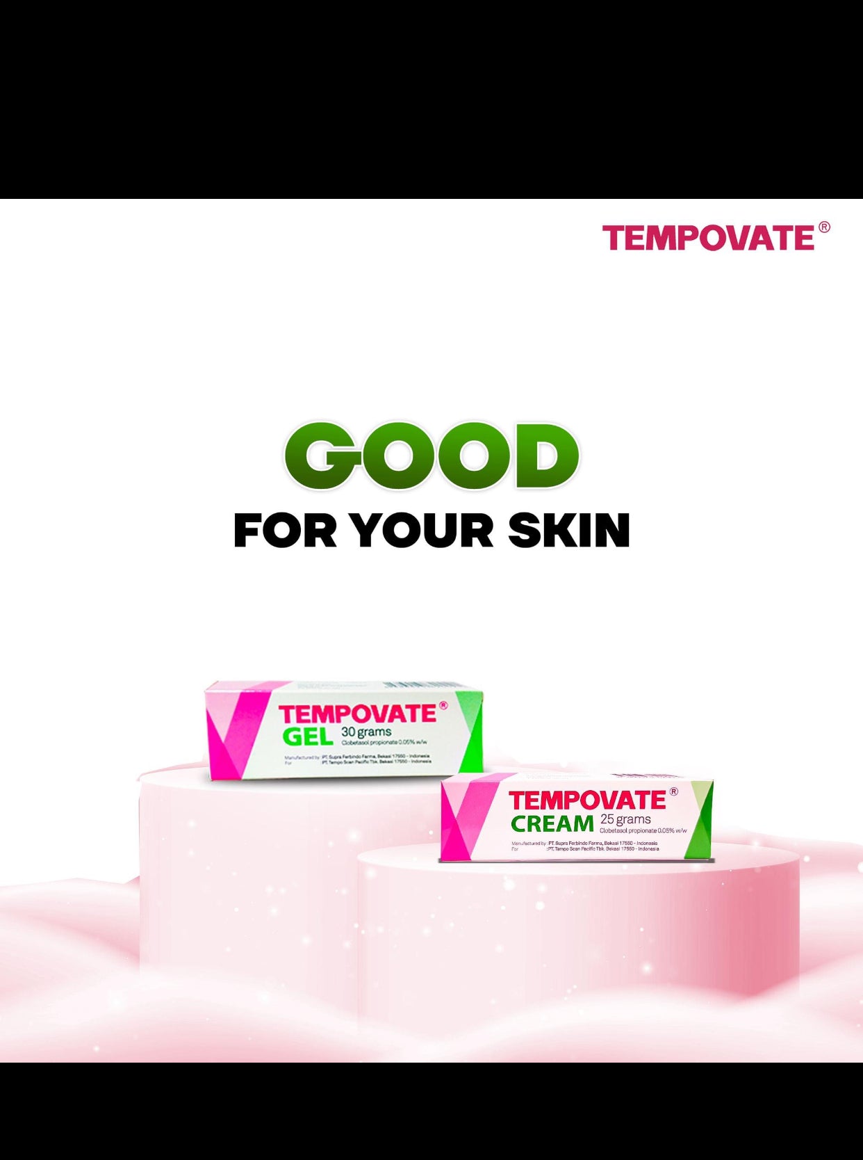 Tempovate gel Triple Action Cream X1 kismet beauty organics