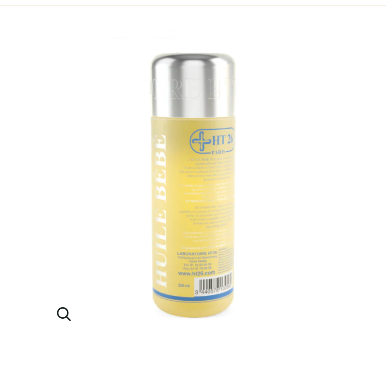 HT26 Baby Oil Softening &amp; Soothing 8 oz / 250 ml HT26