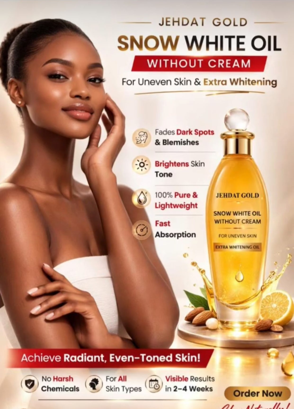 JEHDAT EXCLUSIVE WHITENIZER BODY OIL