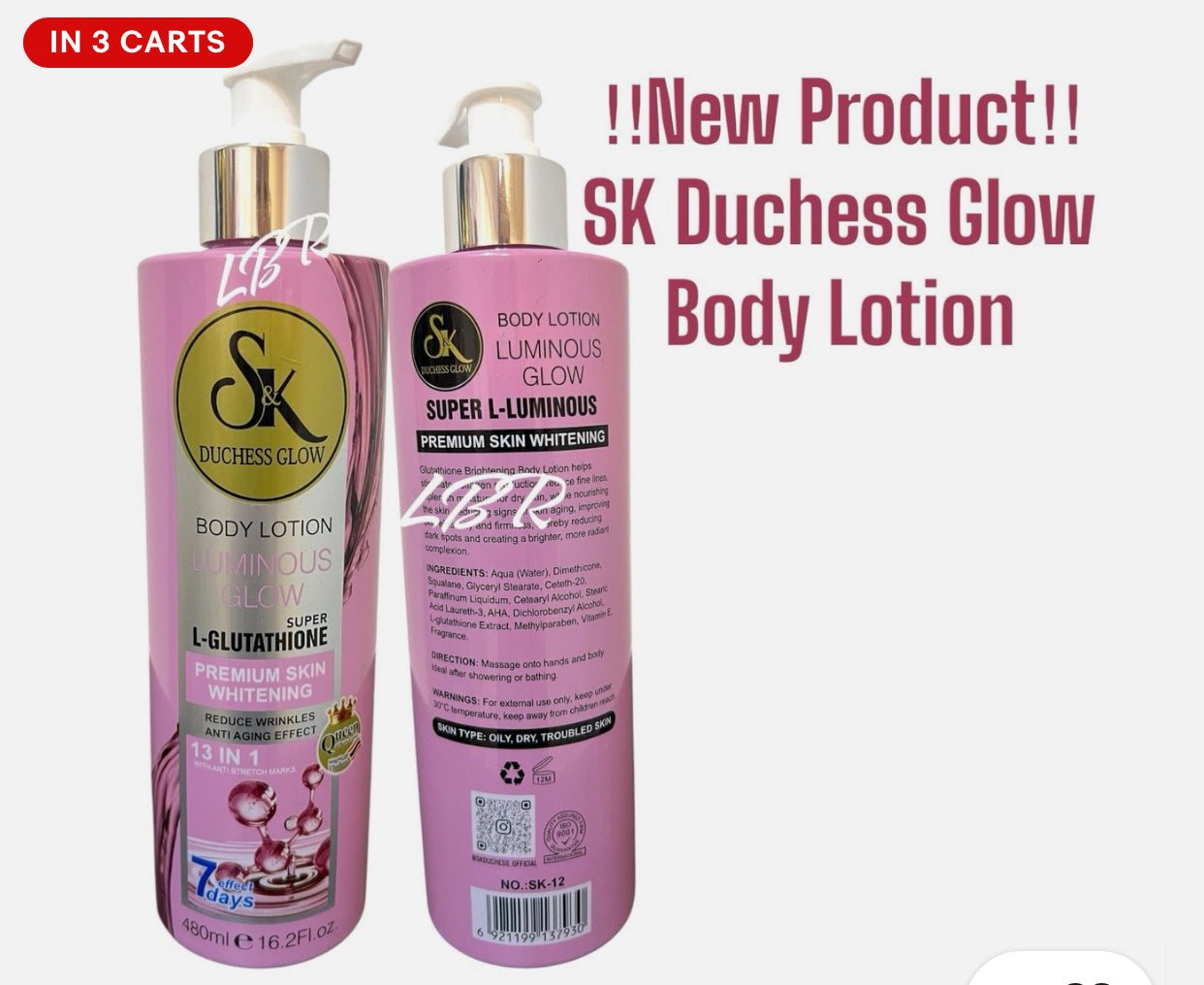 Sk duchess glow Blood Orange Blossom shower gel 1000ml