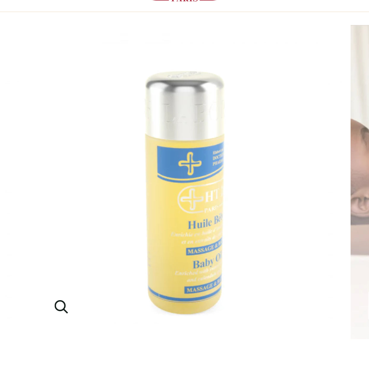 HT26 Baby Oil Softening &amp; Soothing 8 oz / 250 ml HT26