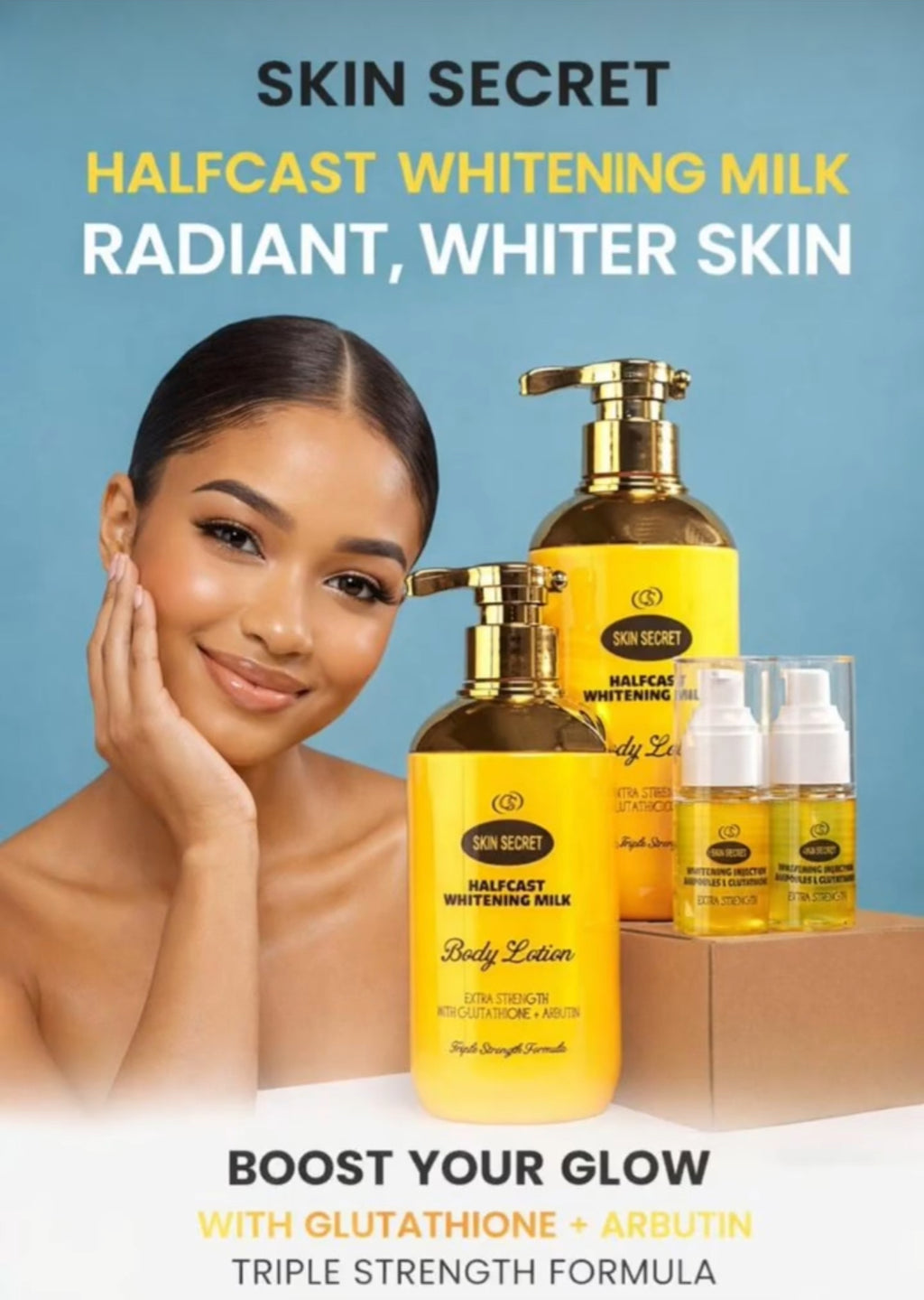 glutathione injection half caste exclusive whitning milk Skin Secret C Whitening Lotion Skin Secret Halfcast Whitening Milk