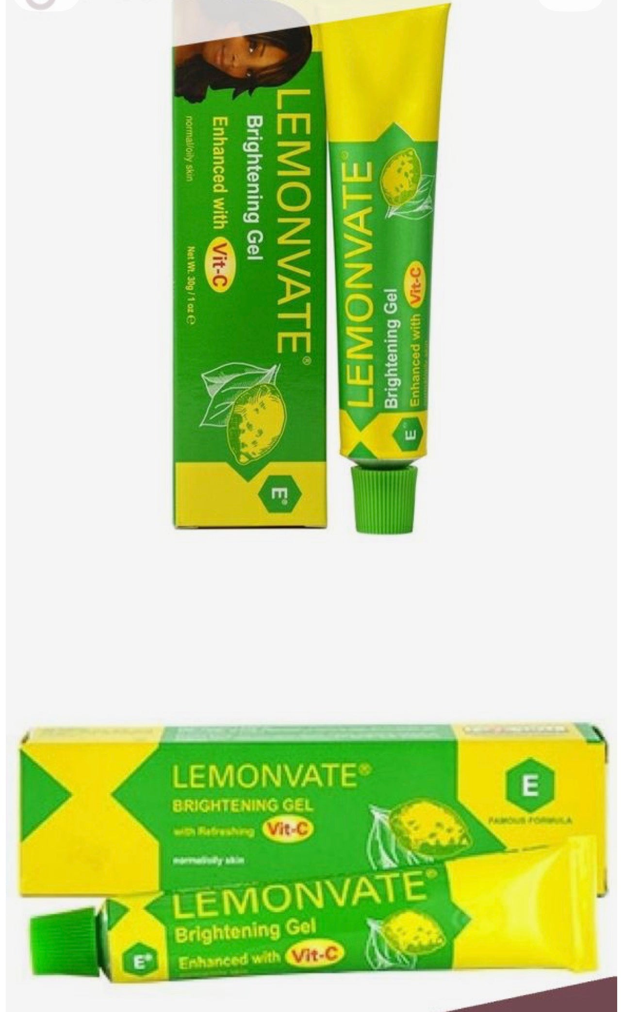 Lemonvate tube cream
