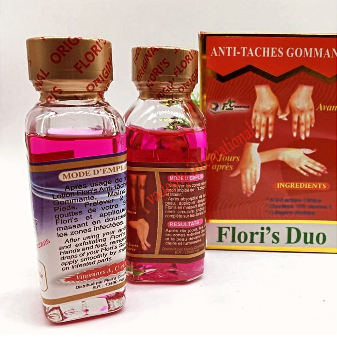 Flori's Duo Anti-Taches Set Liquid Lotion +Serum - Kismet Beauty Brands
