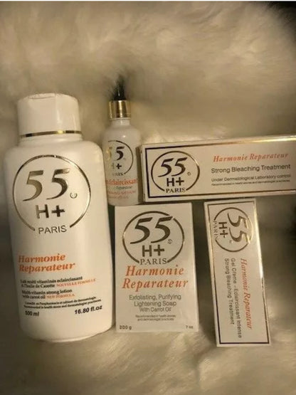 55h+ Harmonie Multi Vitamin Strong Lotion,serum,soap And Cream Tube and gel (5 PACK)