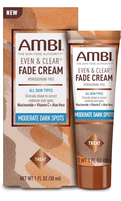 Ambi Even &amp; Clear Fade Cream, Hyperpigmentation Treatment, Dark Spot Corrector.
