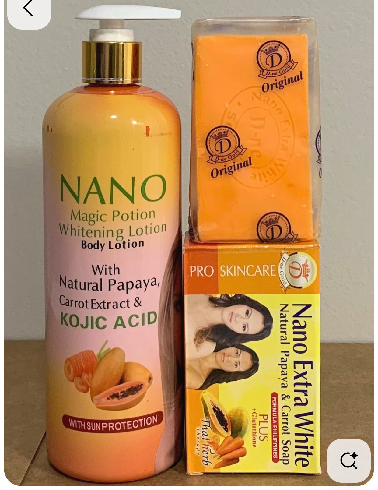 Nano Gold Magic Potion Skin-Unifying Body Lotion Set