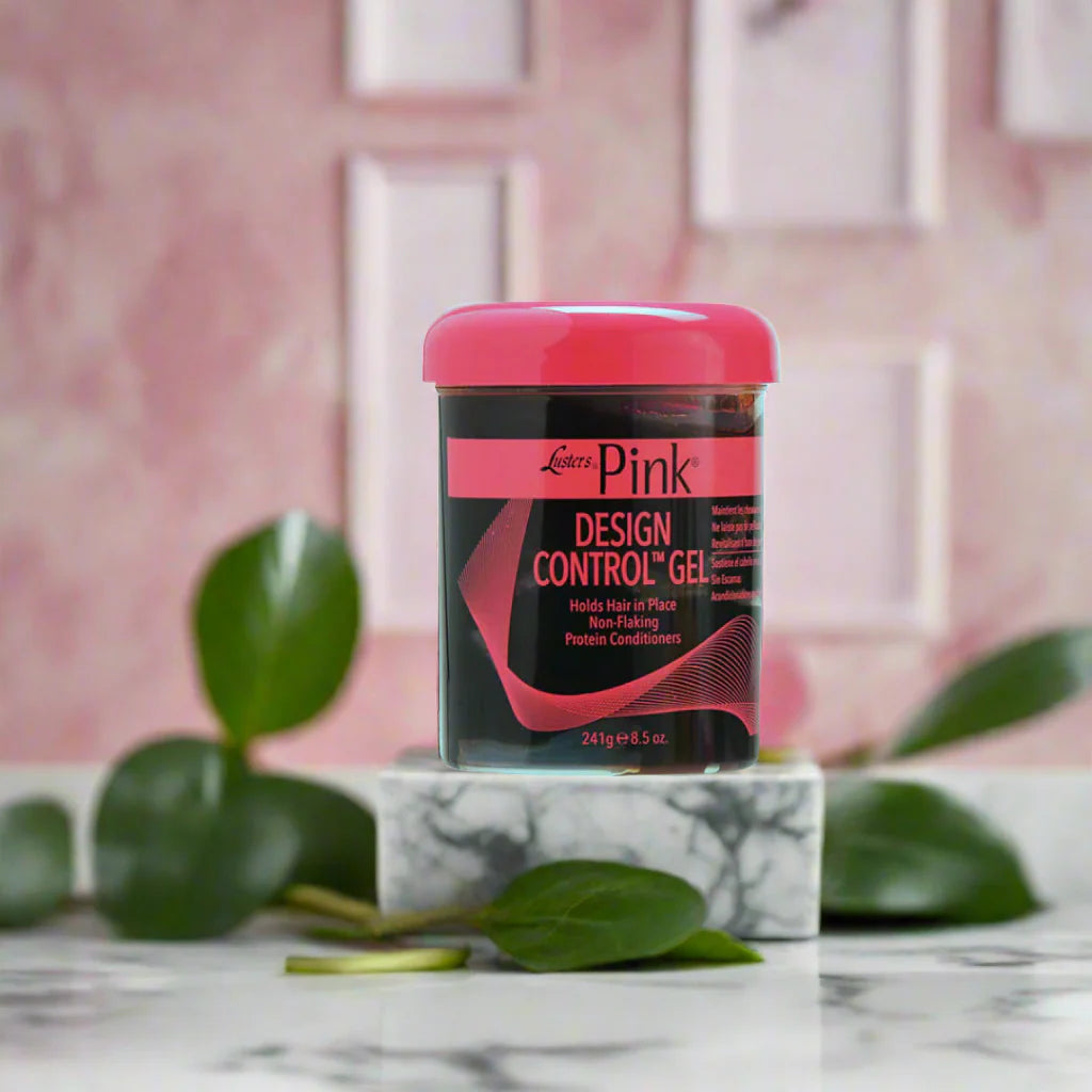 Pink luster strong hair gel