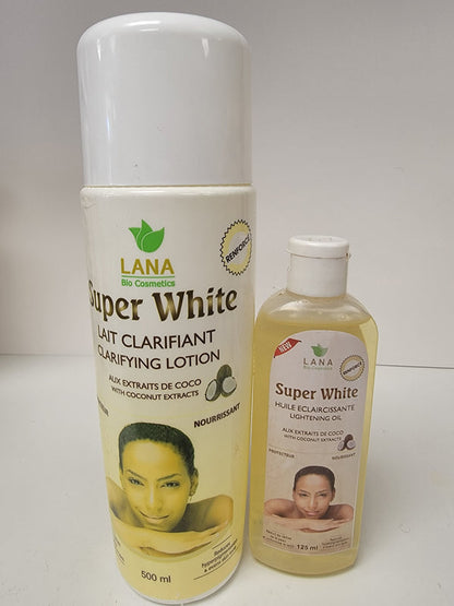 Super White Clarifying Lotion + Whiening Oil NEOPLUS