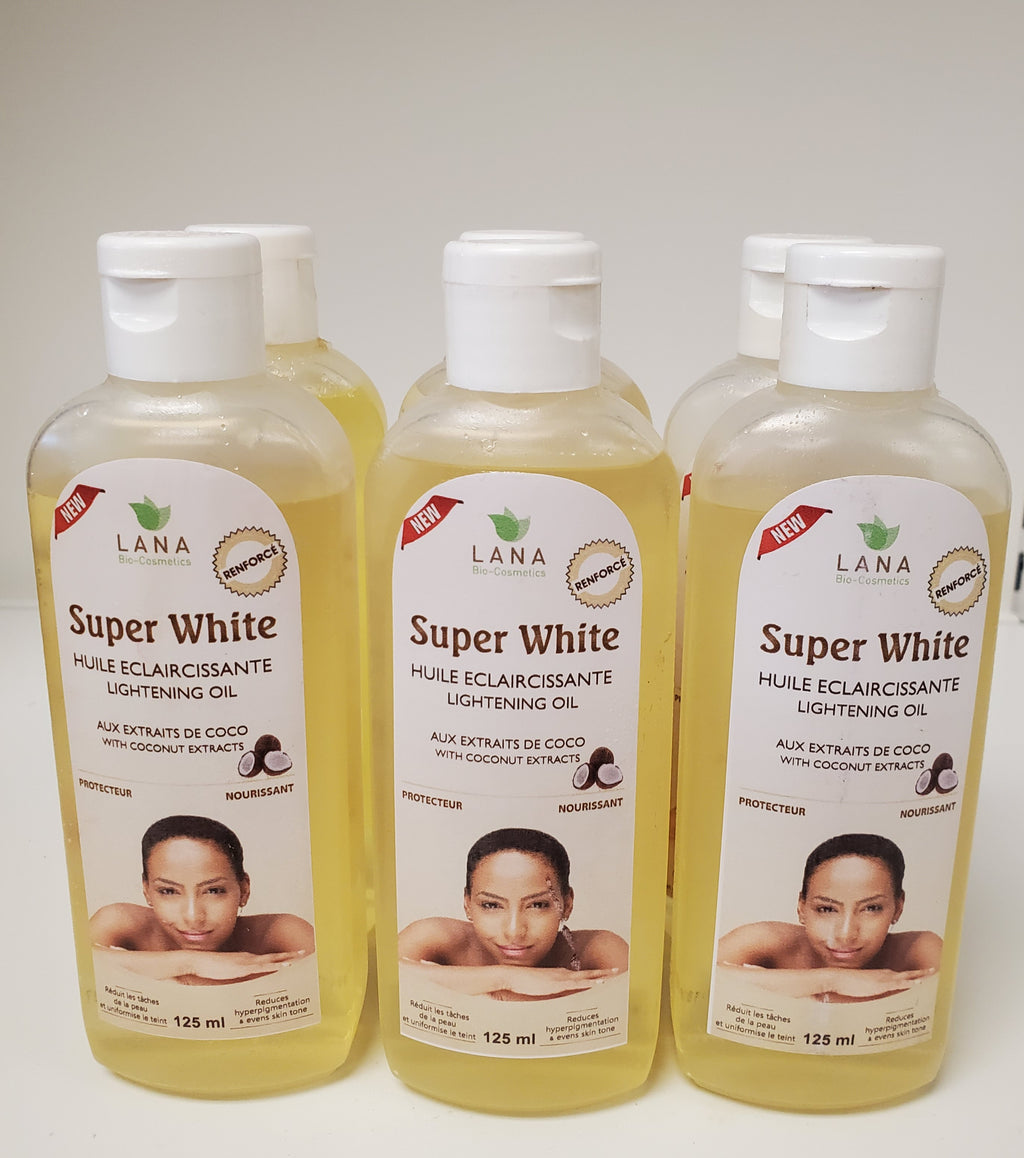 SUPER WHITE HUILE STRONG LIGHTENING OIL super white