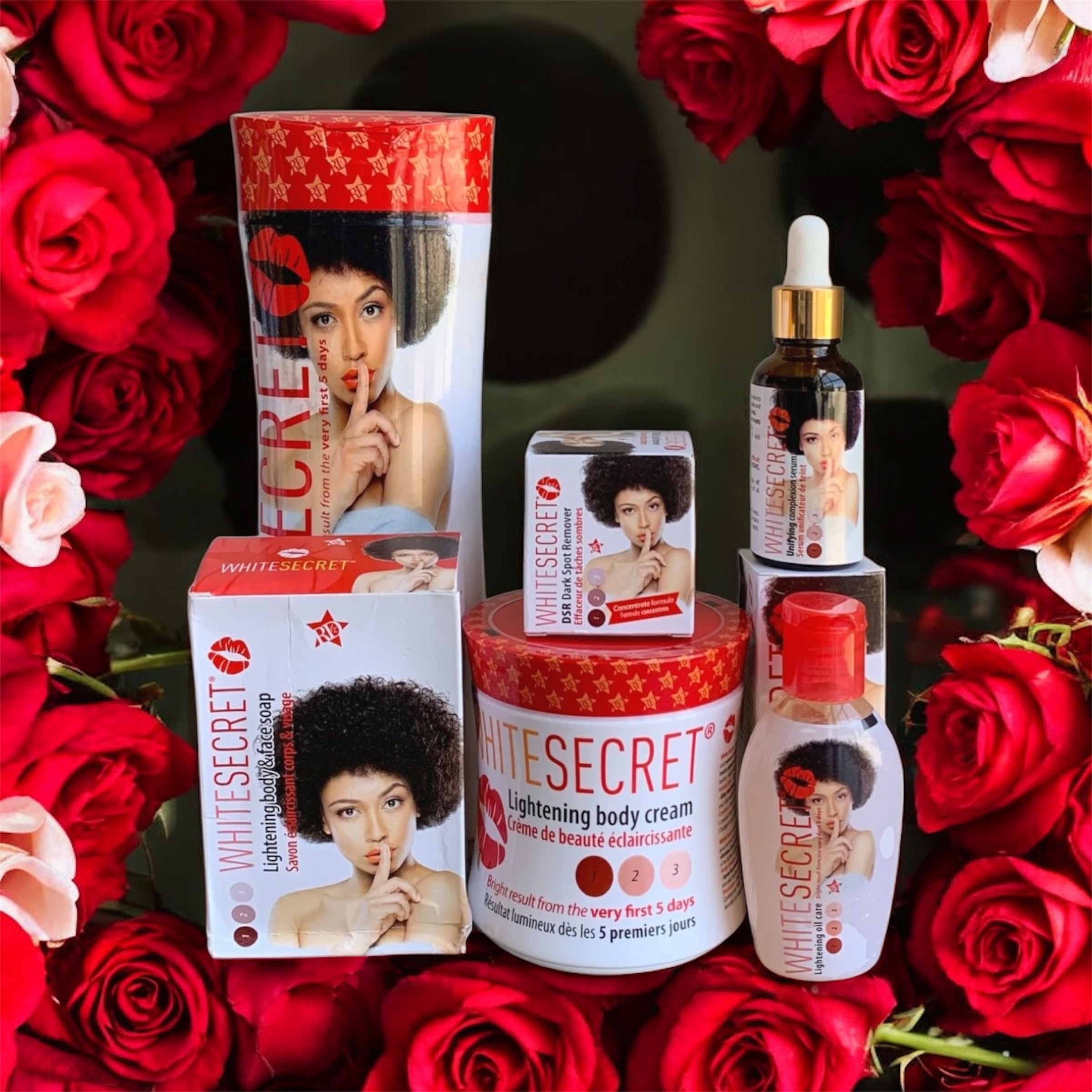 White Secret Ultimate Skincare Set – 6 Piece Complete Beauty System