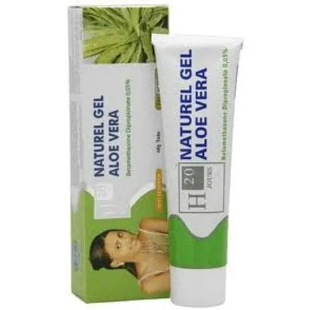 H20 Natural Aloe vera Tube Gel 2.00 oz / 60 g H20