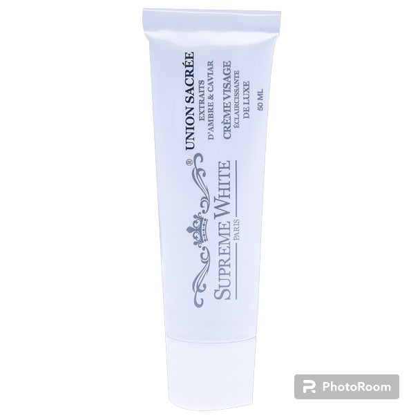 Supreme White Tube Lightening Cream Luxury Sacred Union supreme white