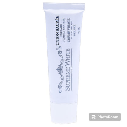 Supreme White Tube Lightening Cream Luxury Sacred Union supreme white