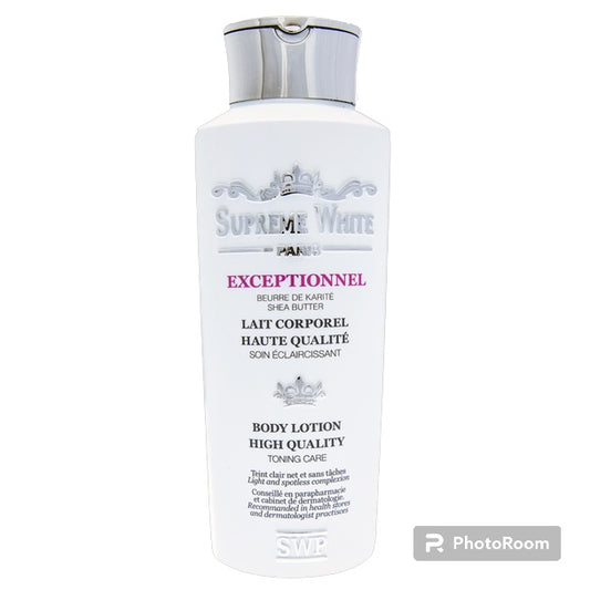 Supreme White Exceptionnel Shea Butter Body Lotion 500ml supreme white