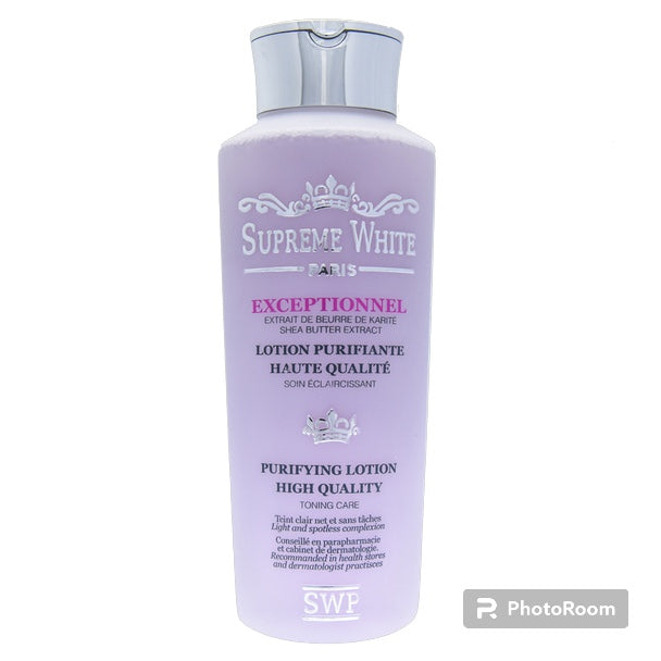 Supreme White Shea Butter Extract Purifying Lotion High Quality 500ml supreme white